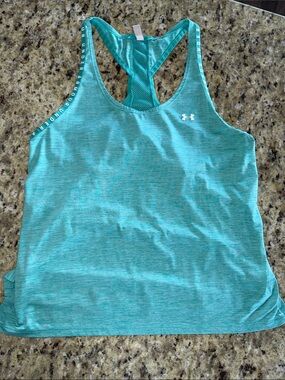 Under Armour Teal Heather Racerback Training Tank